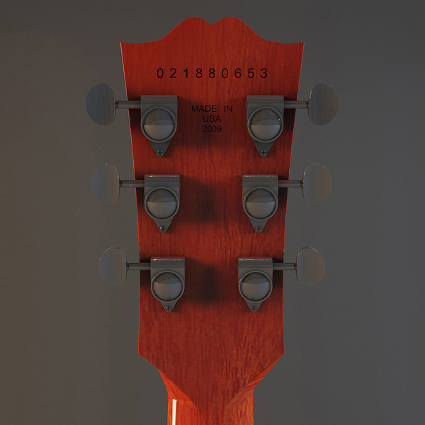 3d model guitar gibson les paul - Gibson Les Paul by mifody